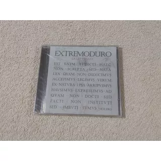 Extremoduro La Ley Innata Cd Importado