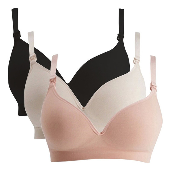 Brasier De Lactancia Para Mujer, 3 Piezas