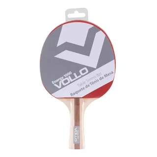Raquete De Ping Pong Vollo Energy 1000 Madeira St (reto)