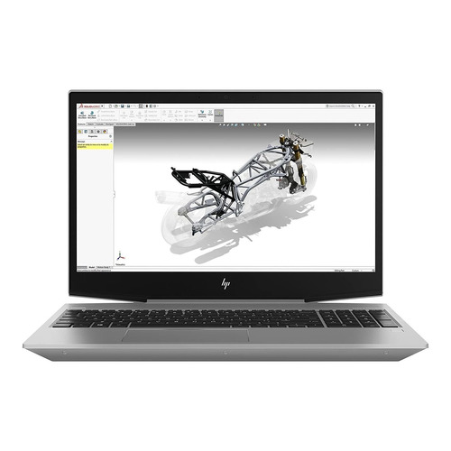 Laptop HP ZBook 15V G5 plata 15.6", Intel Core i7 8750H  8GB de RAM 1TB HDD, NVIDIA Quadro P600 1920x1080px Windows 10 Pro