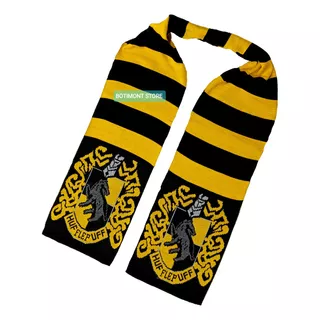 Bufanda Harry Potter, Escuela Hufflepuff, Diseño Exclusivo.