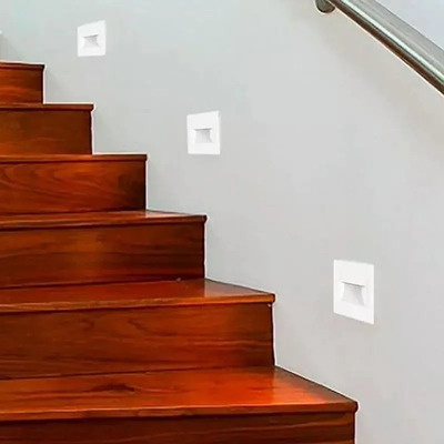 Embutido Pared Ideal Escalera Web Led Blanco Exterior Sf Blanco