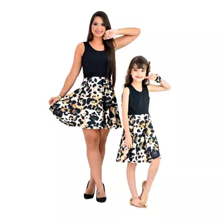 Conjunto Vestidos Tal Mãe Tal Filha Luxo Festa Plus Size