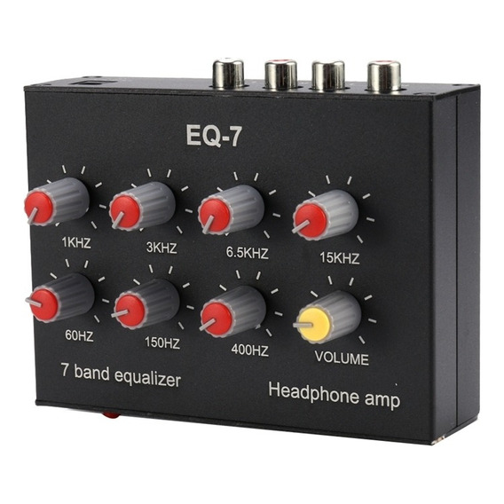 Amplificador De Audífonos De Audio Para Coche Eq-7, Ecuali