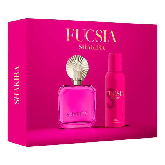 Set Shakira Fucsia Edp 80ml + Desodorante 150ml