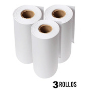 3 Rollos De Papel Para Sublimacion Sublimar 21cm Color Make