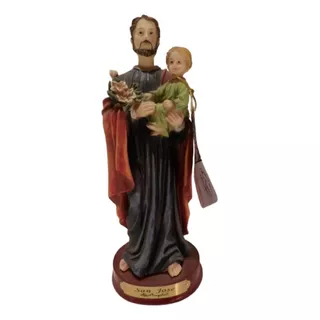 Religioso San Jose Bellisimo 14cm Poliresina Di Angelo Italy