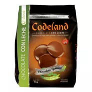 Chocolate Sin Azúcar Agregada Con Leche Codeland X 1 Kg