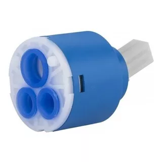 Cartucho Llave Monomando Ø35mm Plano Azul-blanco