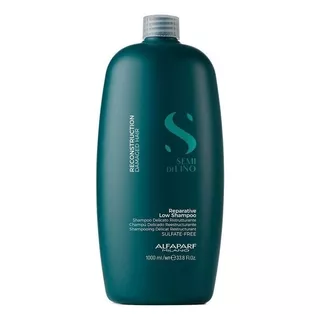 Shampoo Alfaparf Semi Di Lino Reparative En Garrafa De 1000ml
