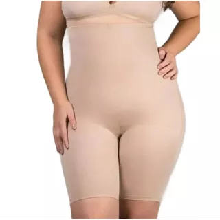 Bermuda Modeladora Cinta Aperta Tudo 50 52 54 56 Plus Size