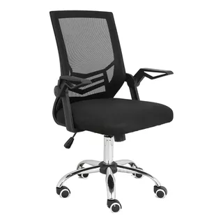 Silla De Escritorio Multilaser Ga204 Ergonómica  Negra Con Tapizado De Mesh