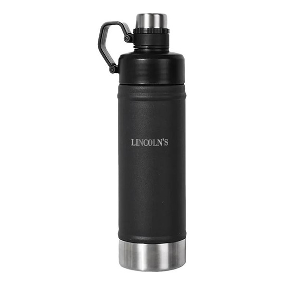 Botella Acero Inox Tapa Rosta Con Asa De Mano Lincolns