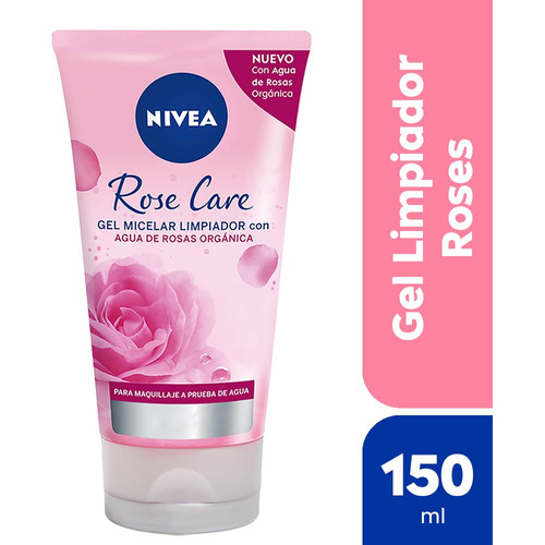 Gel Micelar NIVEA Rose Care Con Agua De Rosas  150ml