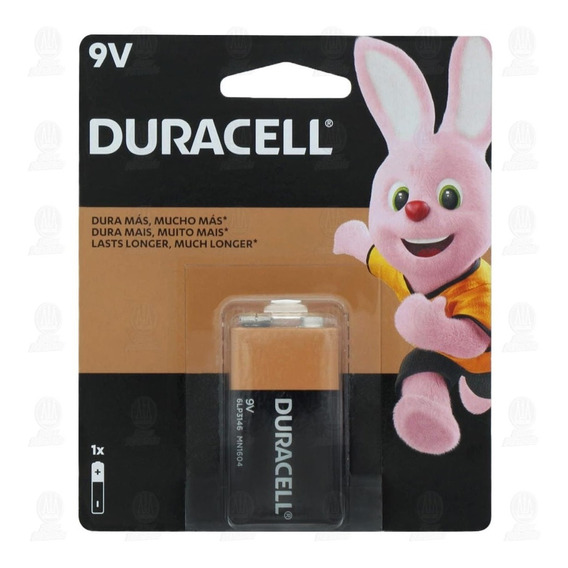 Baterías alcalinas Duracell Coppertop blíster 9v