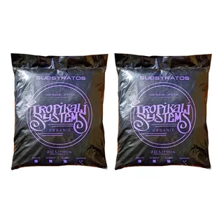 Kit Substrato Orgânico Tropikali Supergrow 40l Flora Indoor