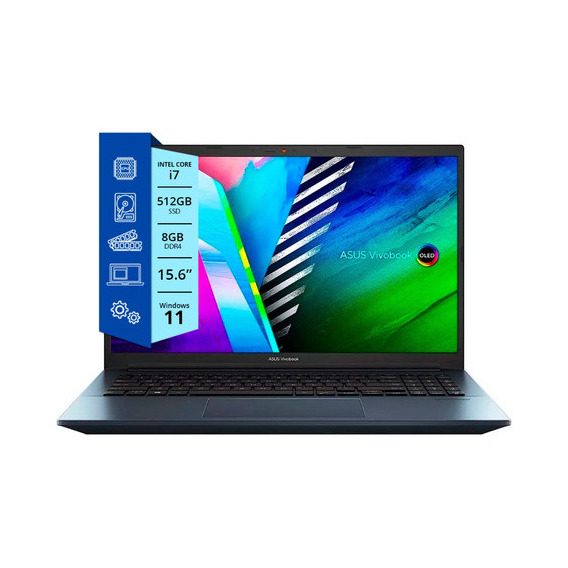 Notebook Asus Vivobook Pro K3500pa-l1204w I7 8gb 512gb Nn Nx