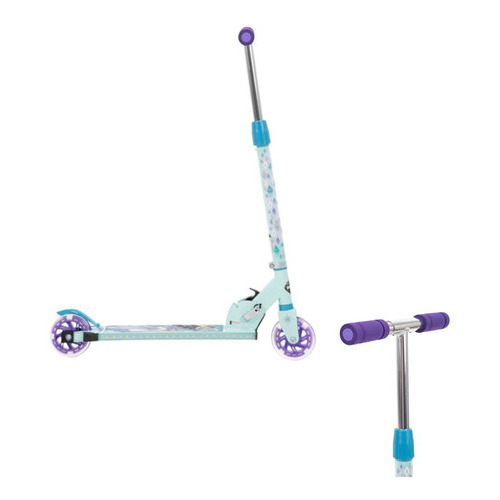 Patin Frozen Luces Led Huffy Xtr P. Color Celeste