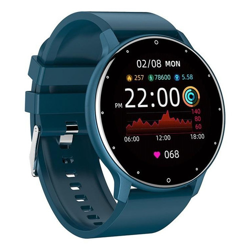 Smartwatch Lige BW0223 1.28" caja 45mm  blue, malla  blue de  silicona