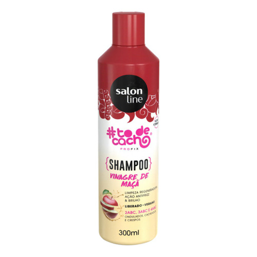 Shampoo Salon Line Vinagre De Manzana Rulos Rizos 