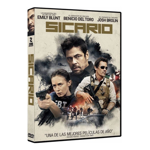 Sicario Benicio Del Toro Pelicula Dvd