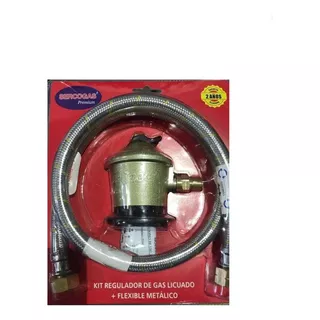 Kit Regulador Gas Licuado + Flexible Gas - Sercogas