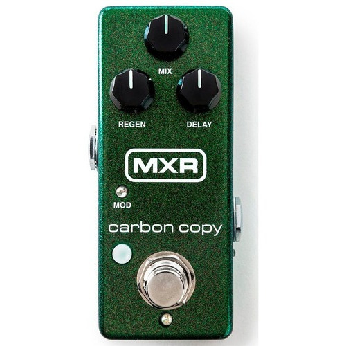 Pedal Mxr M-299 M299 Carbon Copy Mini Analog Delay Color Verde