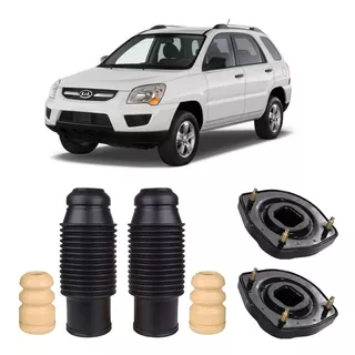 Kit Coxim Batente Coifa Traseiro Kia Sportage 2008 2009 2010