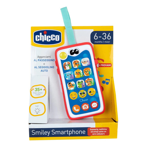 Chicco Smiley Smartphone Didáctico Bilingüe 1116100004