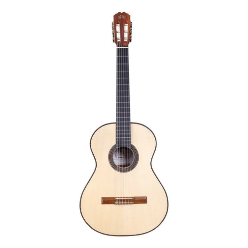 Guitarra criolla clásica La Alpujarra 90 para diestros natural ébano brillante
