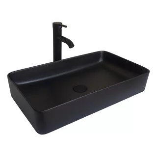 Arenci-pack Lavabo Mod. Asti Negro - Fn Negro 61x35x11 Cms.