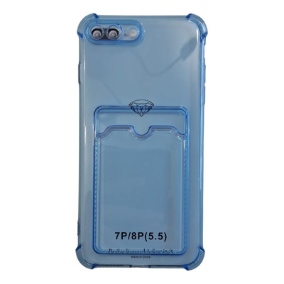 Case Alto Impacto Tarjetero Para iPhone 7 Plus Y 8 Plus