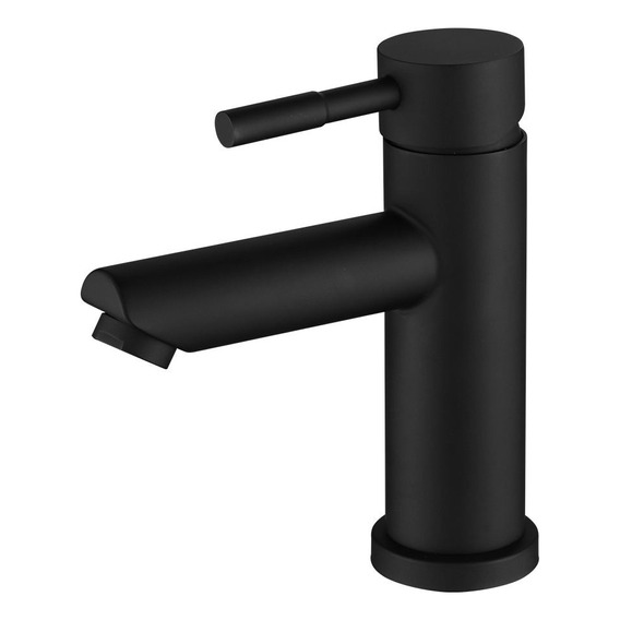 Griferia Canilla Monocomando Negro Mate Baño 18cm Calidad 