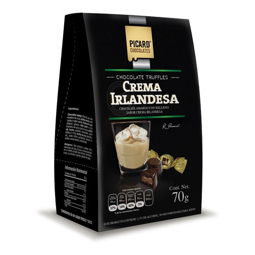 Chocolate Picard Pirámide Licor De Crema Irlandesa 70 Gr