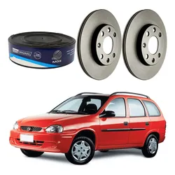 Disco Freio Dianteiro Corsa Wagon 1.0 1.6 1997 A 2002