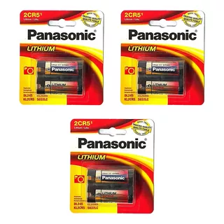 Pilas 2cr5 Panasonic Litio, 3 Piezas