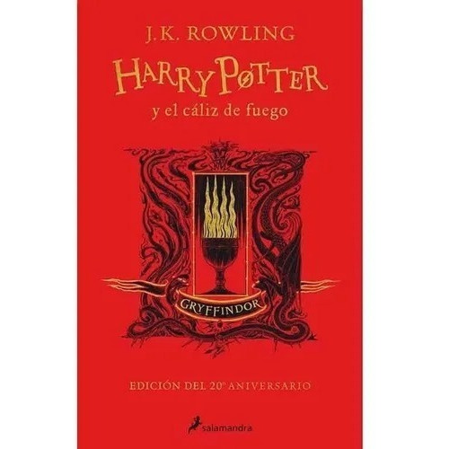 Harry Potter 4 El Cáliz De Fuego 20 Aniversario Gryffindor