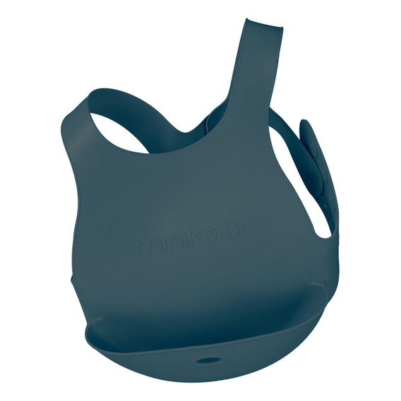 Minikoioi Flexi Bib Deep Blue Babero Silicona Premium