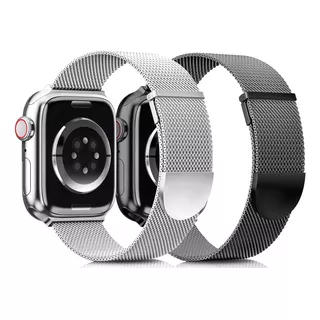 2 Correas Acero Para Apple Watch Ultra 8/7/6/5/4/3 Se Extens