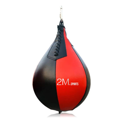 Pera De Boxeo Punching Ball Kit Bolsa Accesorios Cuero 2m