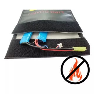 Saco Anti Chama P/ Bateria Lipo Safe Bag 18x23 - 2s 3s 4s 6s