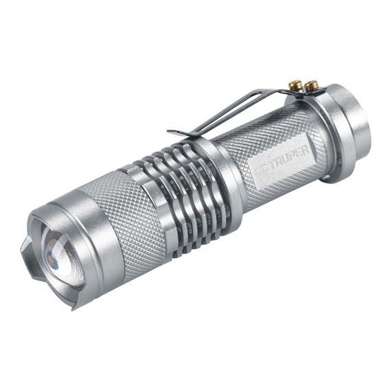 Linterna De Aluminio 1 Led De 40 Lm Con 1 Pila  Truper 17256