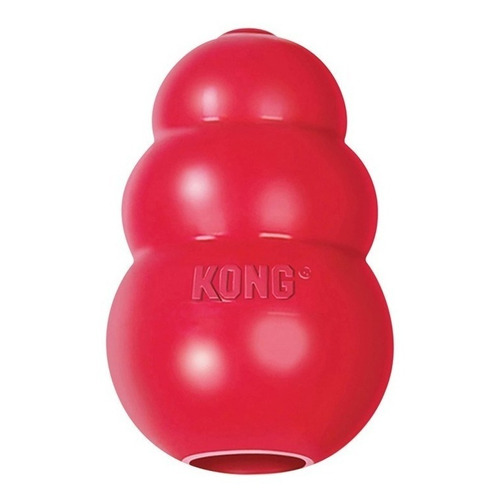 Kong Classic large juguete rellenable alimento snack perros color rojo