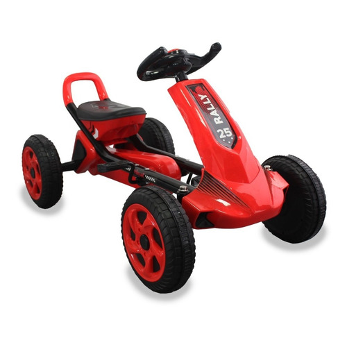 Prinsel Rally Go Kart Carro de pedales para niños Rojo