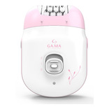 Depiladora Electrica Gama Velvet Inalambrica Cuerpo Cara Usb Color Rosa