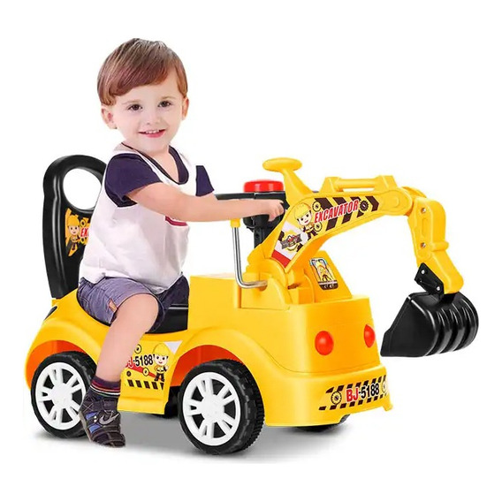 Buggy Niños Infantil Tractor Con Pala Retro Con Movimientos 