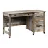 Sauder Carson Forge - Escritorio Con Pedestal, L: 53.19 Pul. Color Acabado Blanco Suave