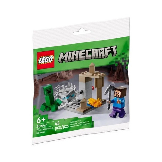 Lego Minecraft La Cueva De Estalactitas 30647 -45 Pz Polybag