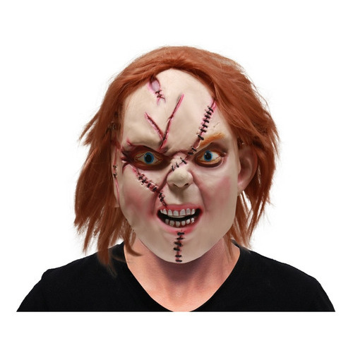 Mascara De Latex Muñeco Maldito - Chucky - El Mejor Precio! Color Piel