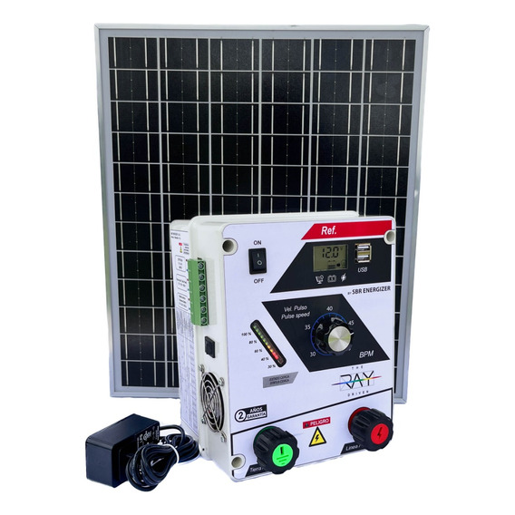 Impulsorcerca Eléctrica Solar 1000km, Incluye Panel+bateria